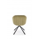 Стул HALMAR K533 оливковый/черный, поворотный